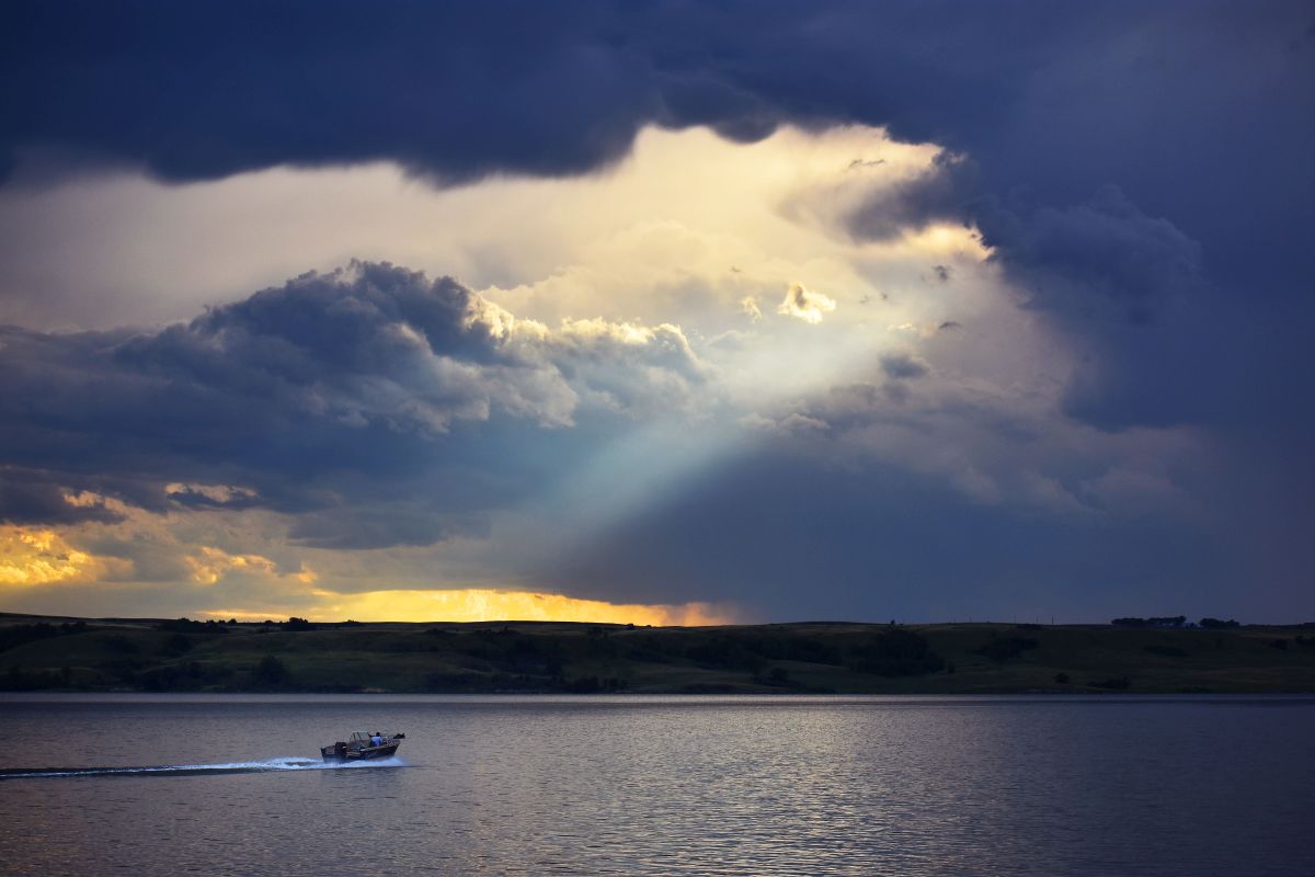 Oahe Lake Boat